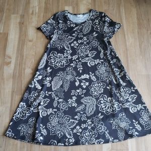Small LuLaRoe Jessie Black and Brown